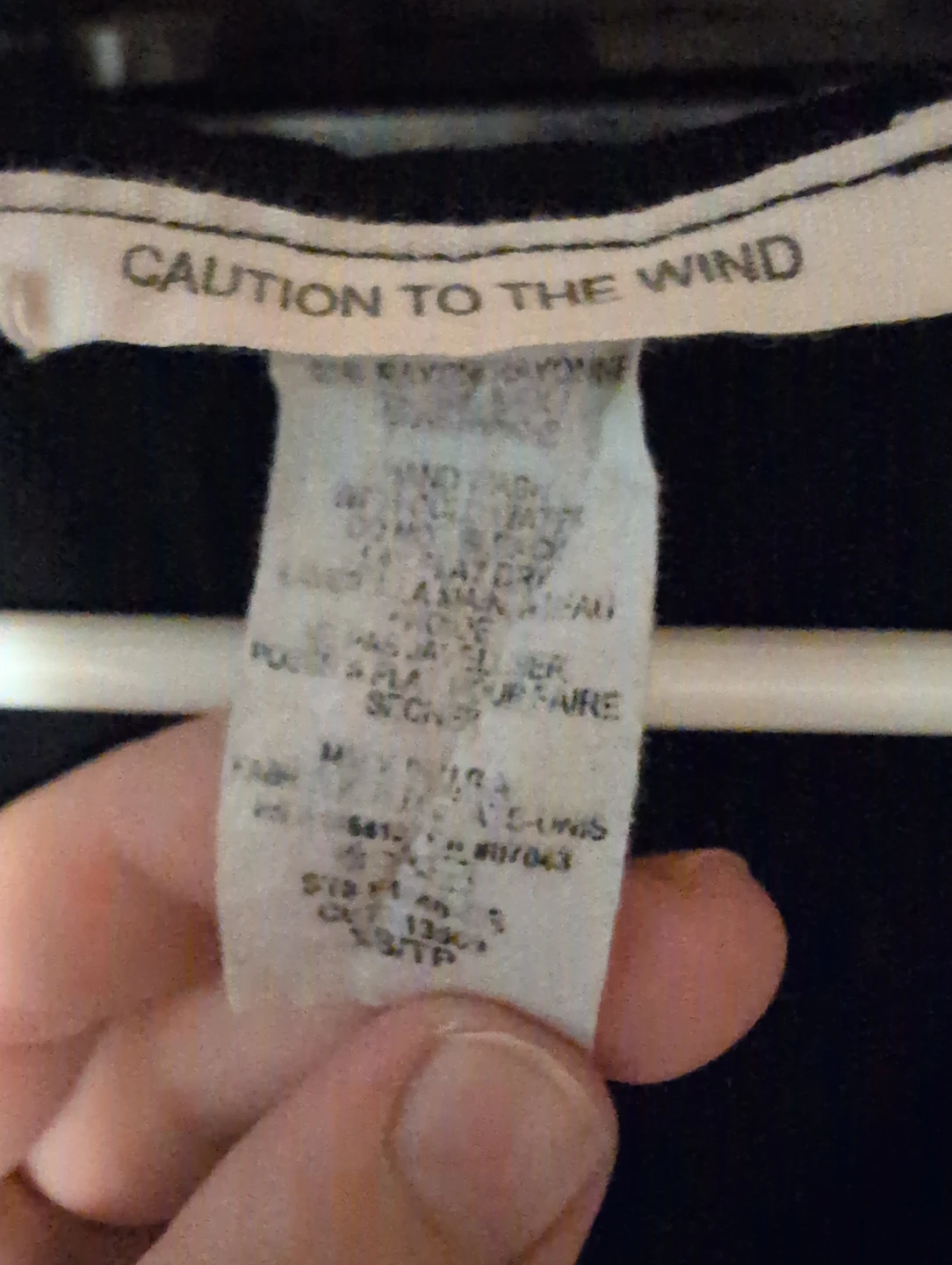 CAUTION TO THE WIND Black Jumpsuit - photo 2