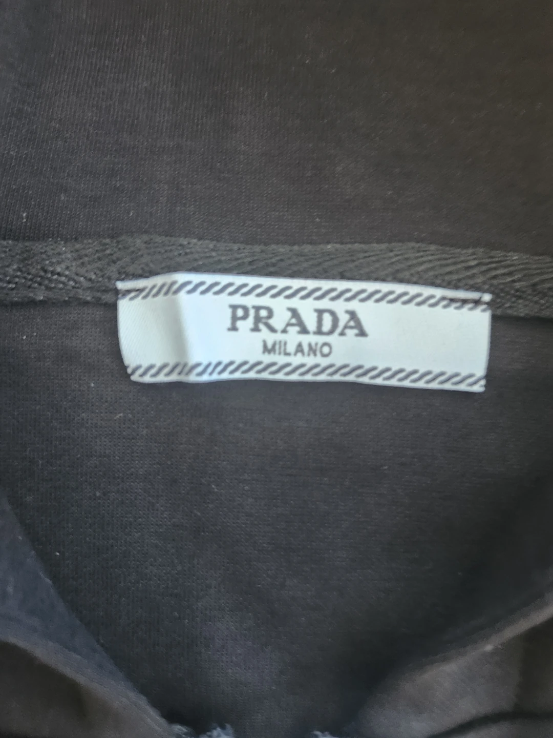 Prada Black Cropped Hoodie & Skirt Set - photo 2