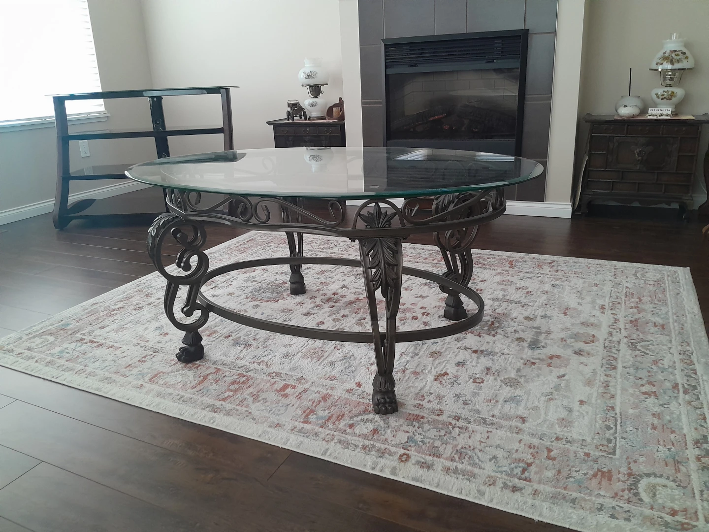 Glass Top Coffee Table