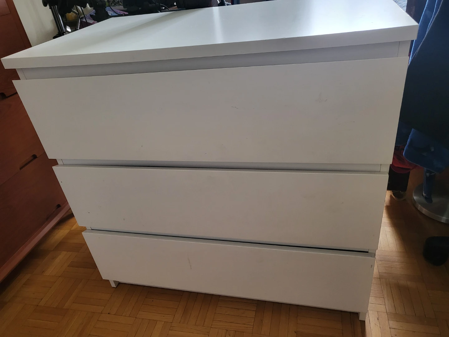 White 3-Drawer Dresser