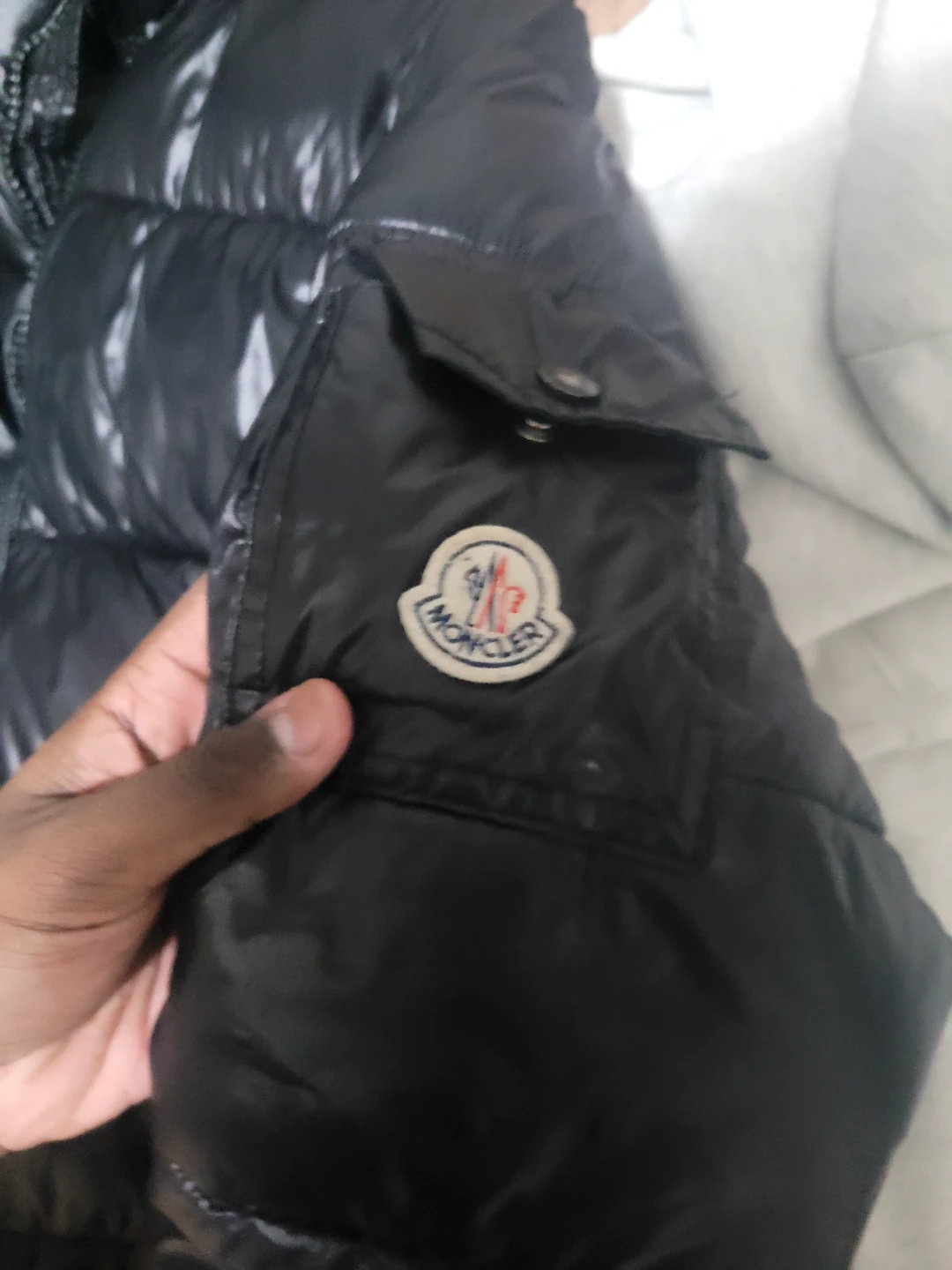 Moncler Black Puffer Jacket - photo 2