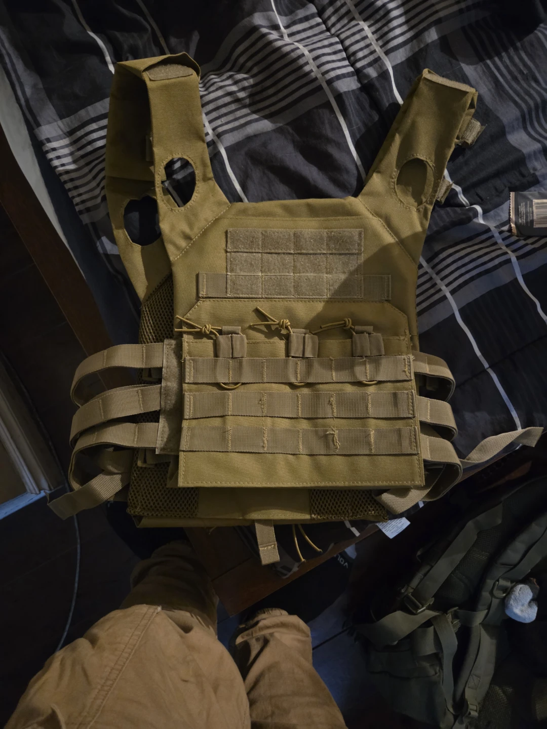 Army green tactical vest