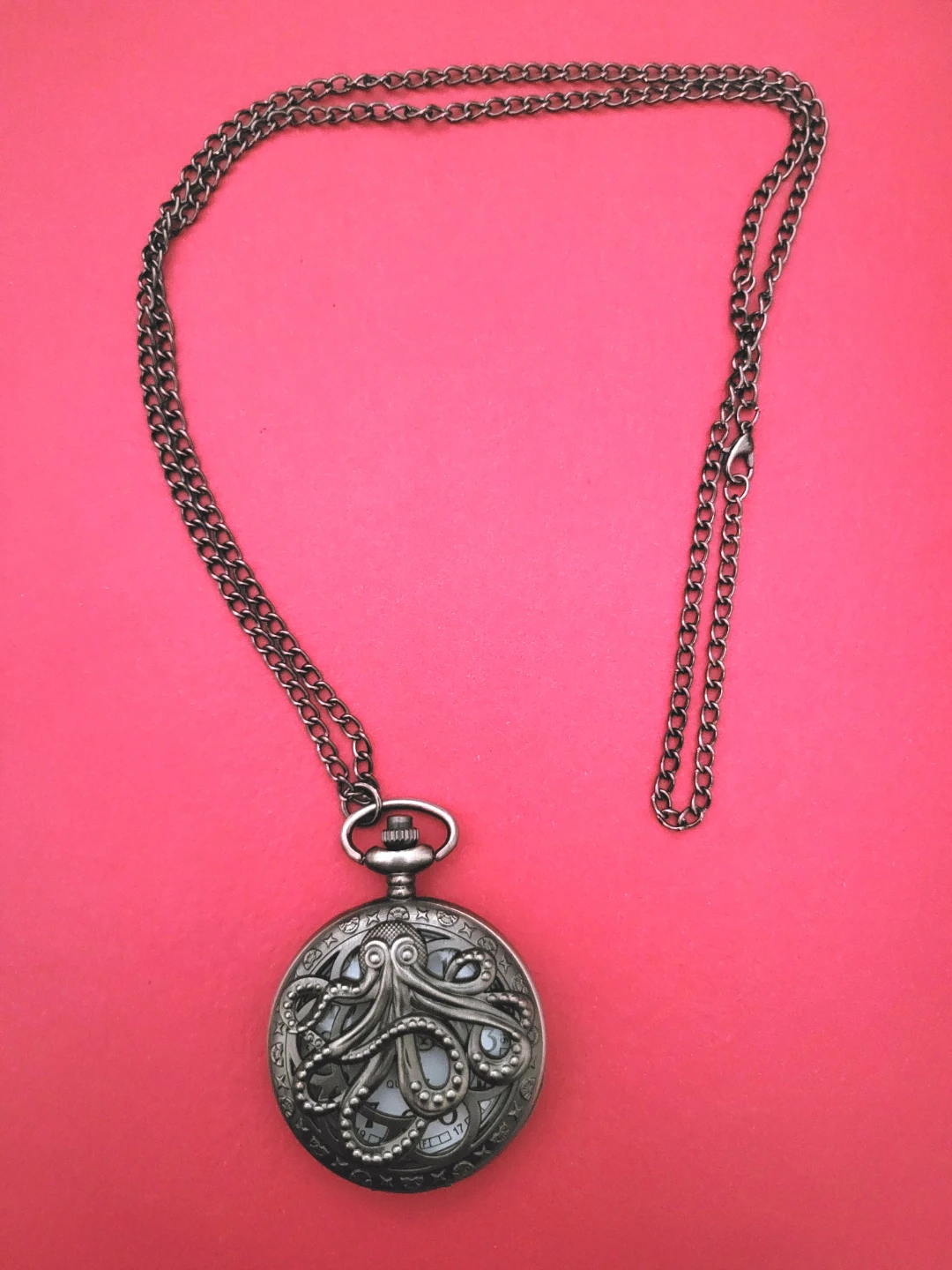 Octopus Pocket Watch Necklace - photo 2