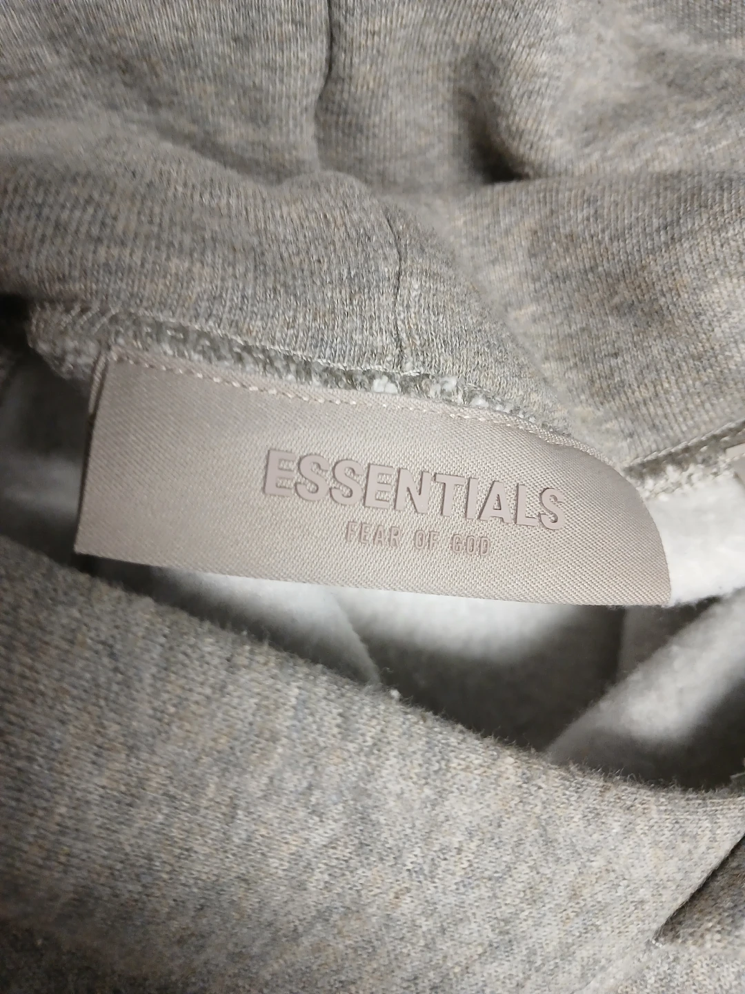 ESSENTIALS Fear of God Grey Hoodie Size L - photo 4