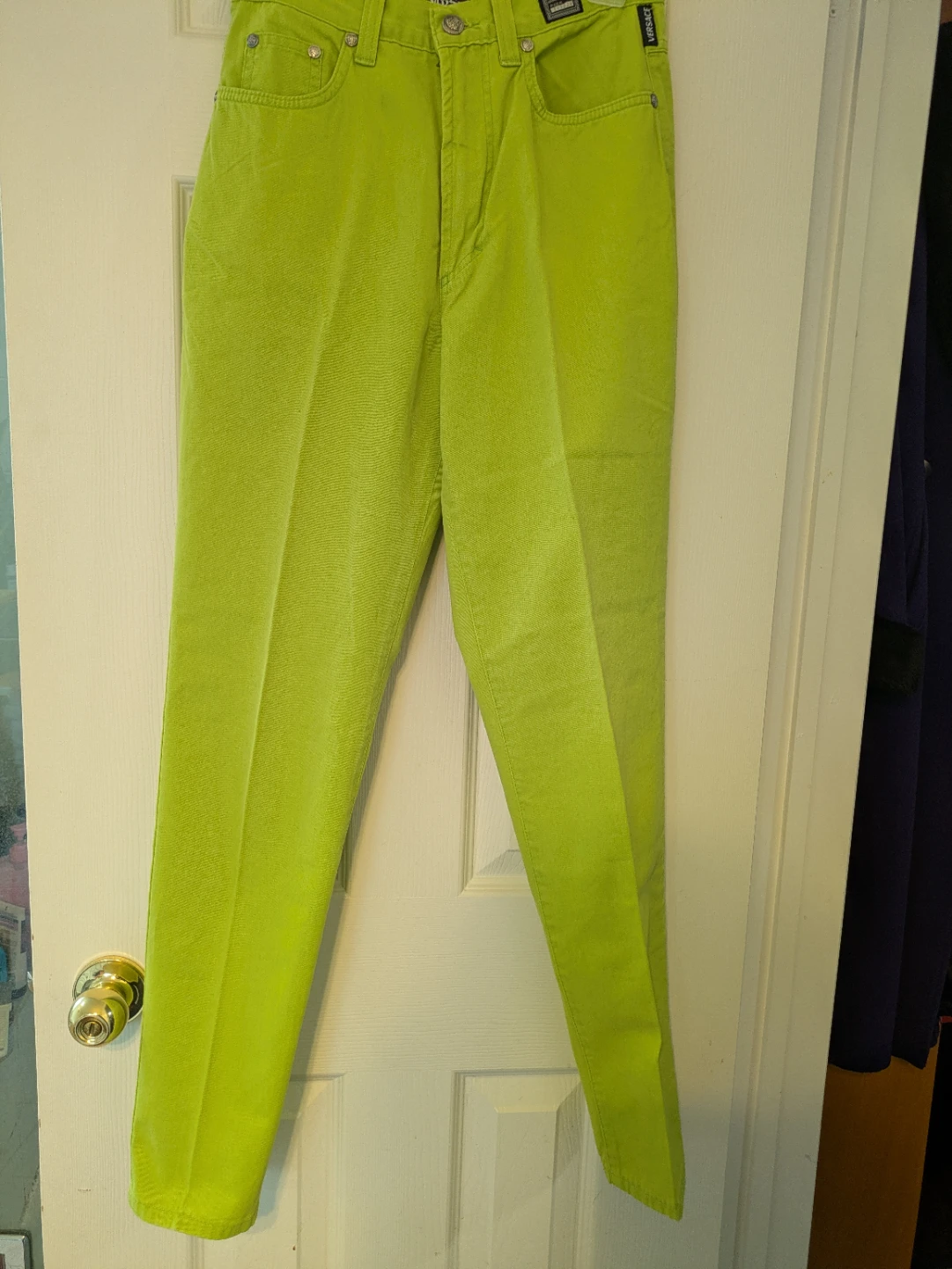 Versace Jeans Couture Bright Green Pants