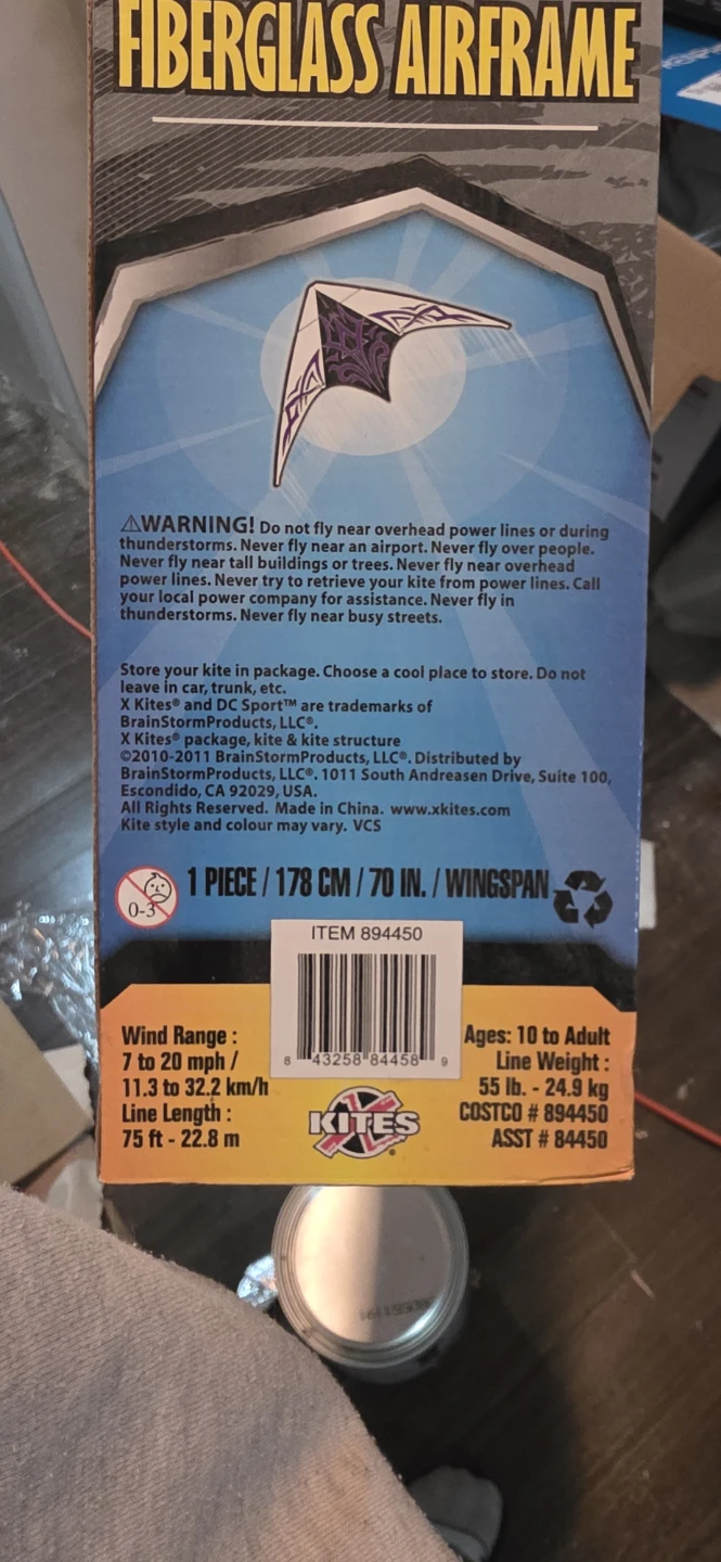 DC Sport 70 Inch Dual Control Stunt Kite - photo 2