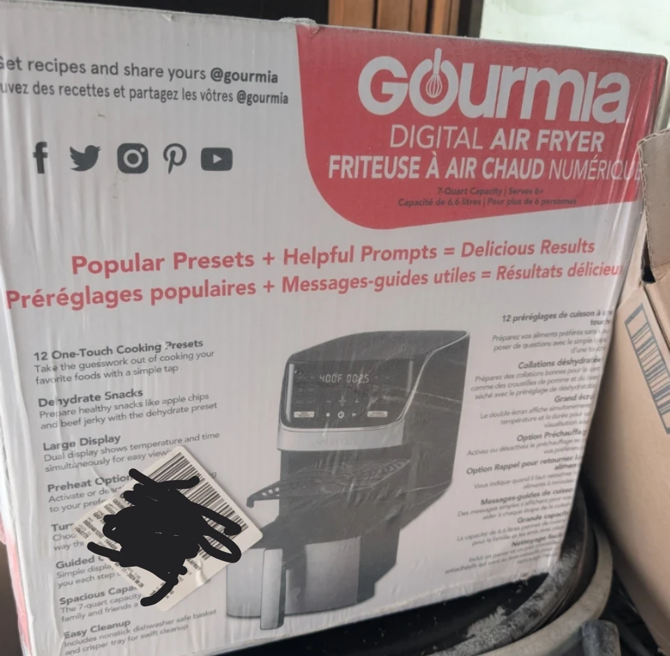 Gourmia Digital Air Fryer 7-Quart
