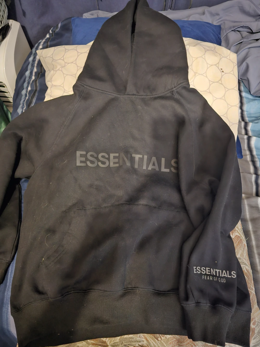 Essentials Fear of God Hoodie Size S Black