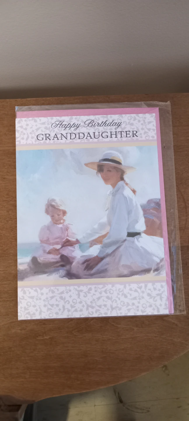 Happy Birthday Granddaughter Card