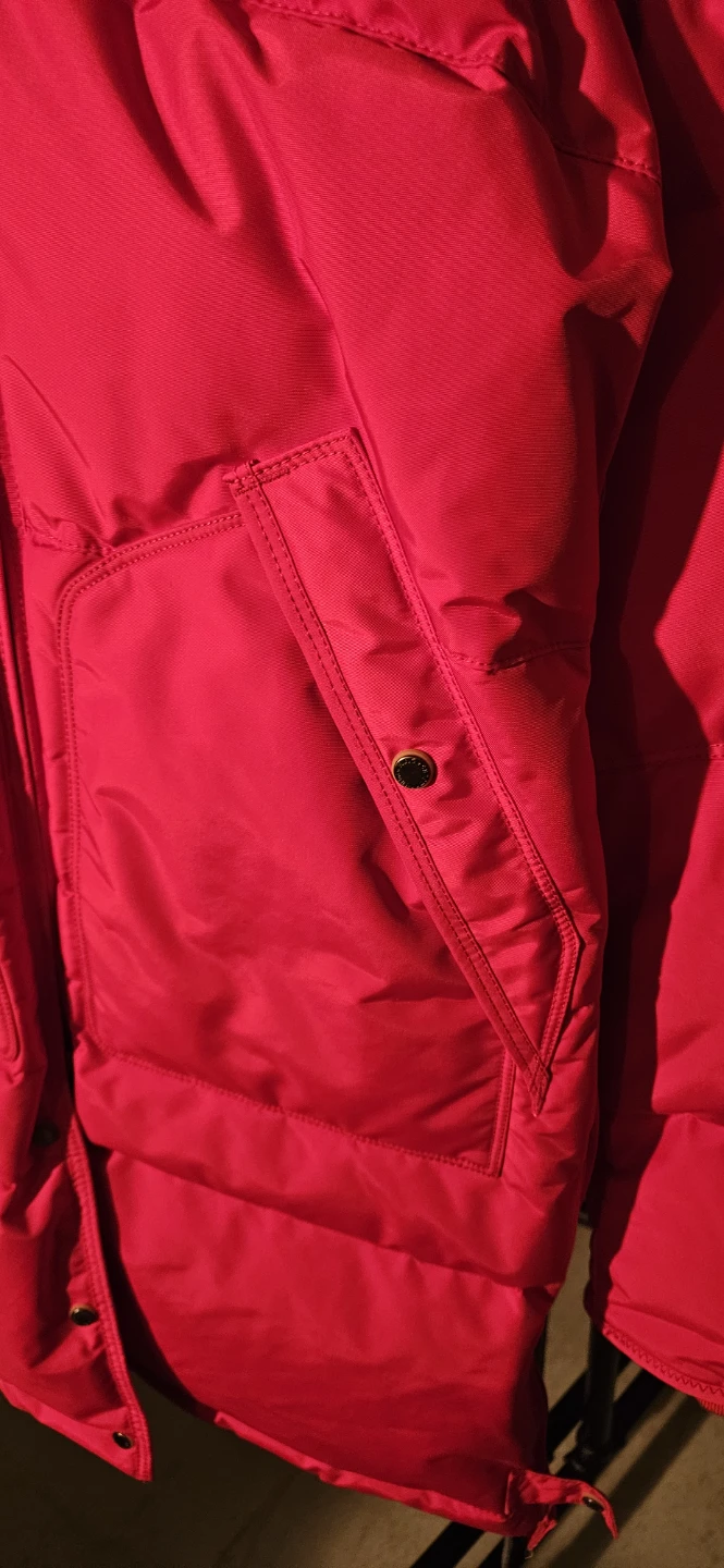 Parajumpers Red Down Winter Parka Jacket - X Small - photo 3