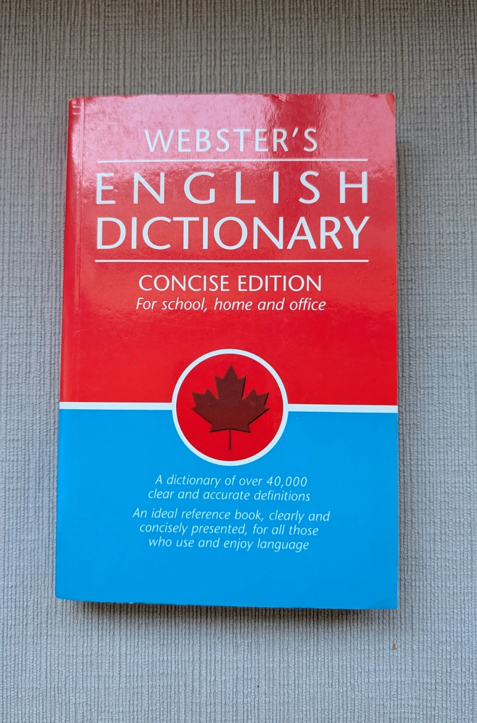 Webster's Concise English Dictionary