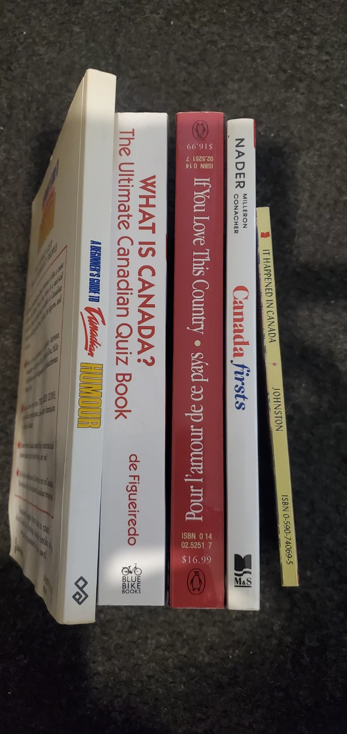 Collection of 5 Canadian Themed Books