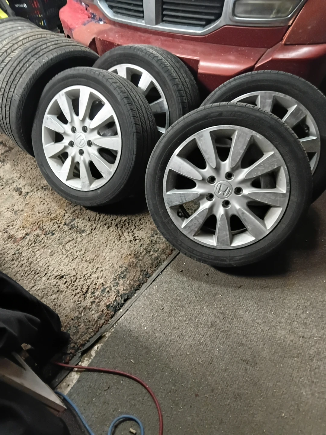 Honda Alloy Wheels with Michelin Tires
