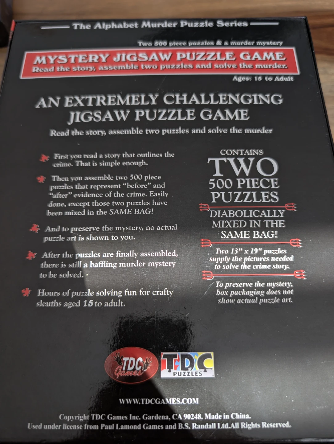 Mystery Jigsaw Puzzle Game - C is for Chocolate - photo 2