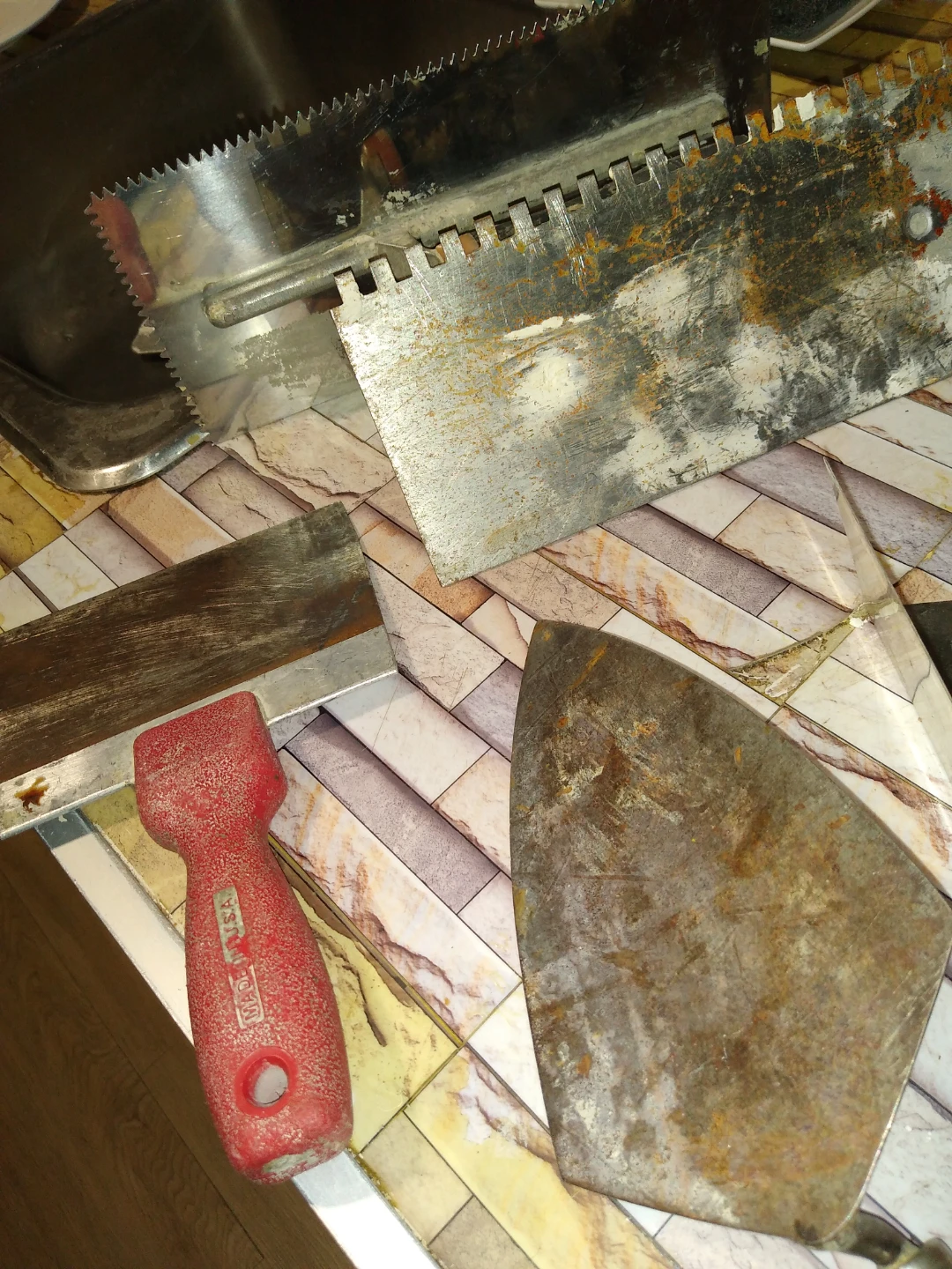 Set of eight drywall tools - photo 3