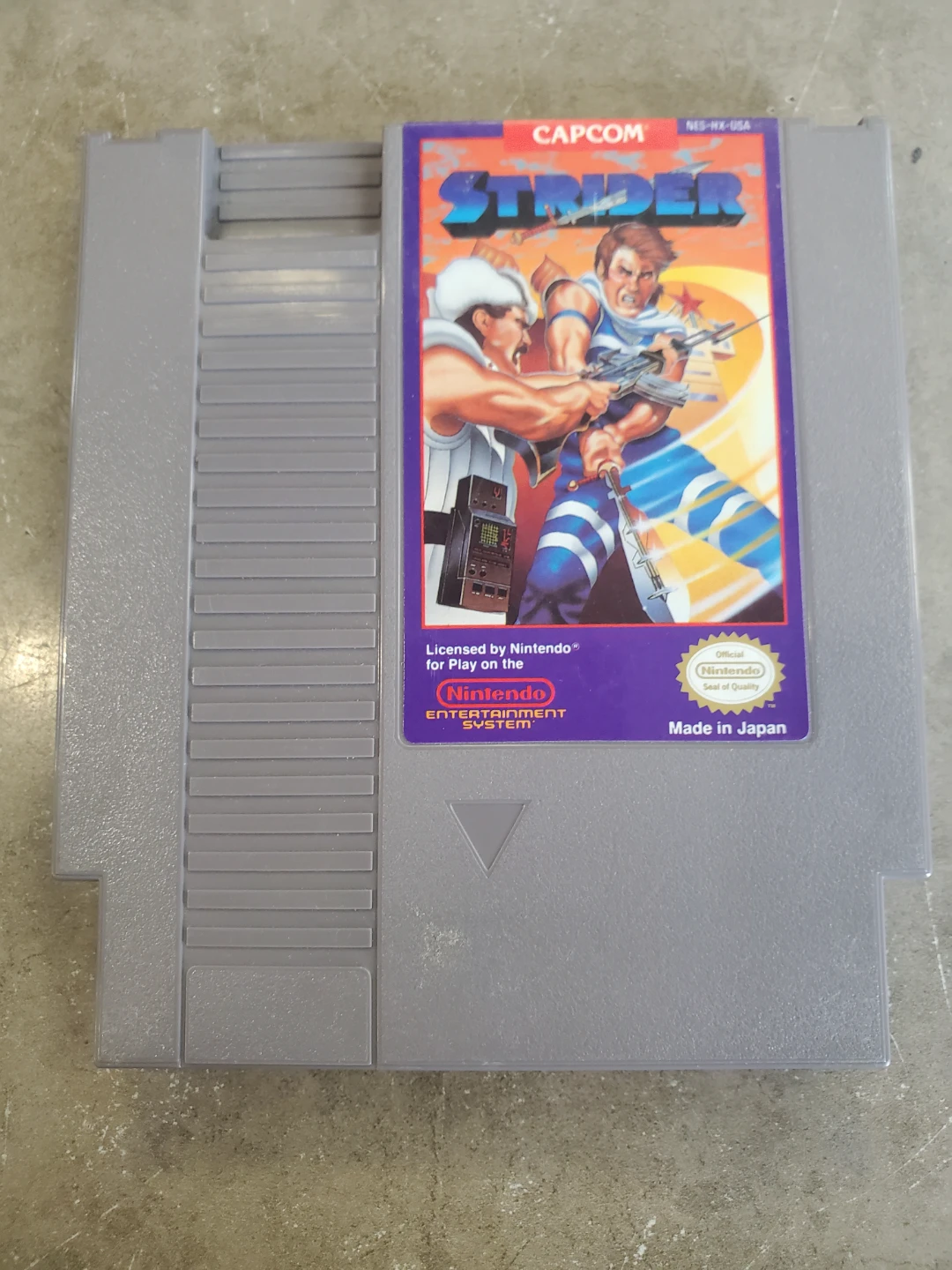 Capcom Strider Nintendo NES Video Game