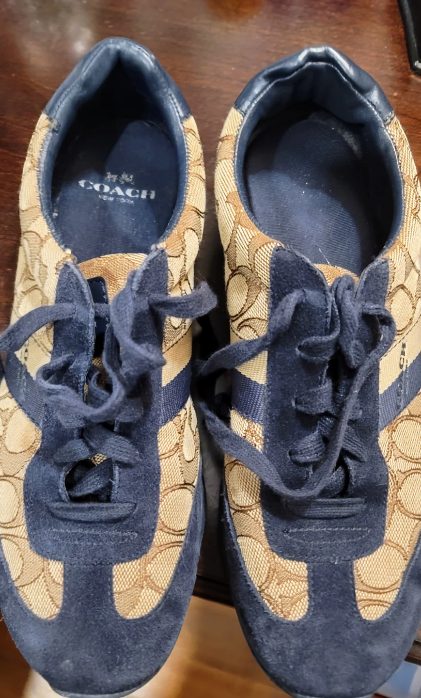 Coach Signature Canvas & Suede Sneakers - photo 5