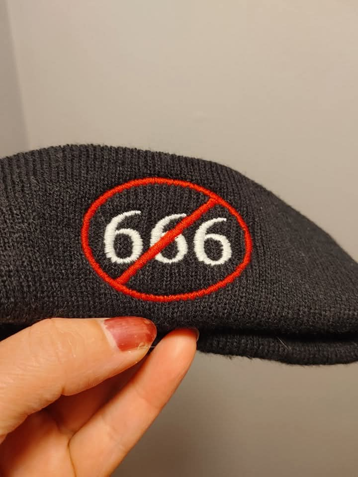 Black Beanie with "No 666" Logo