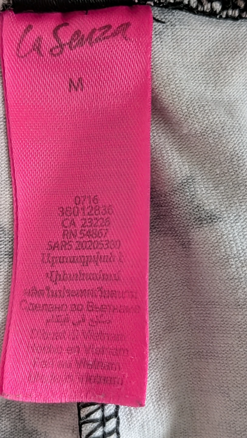 La Senza Lounge Leggings - Womens Medium - Gray Star Print - photo 3