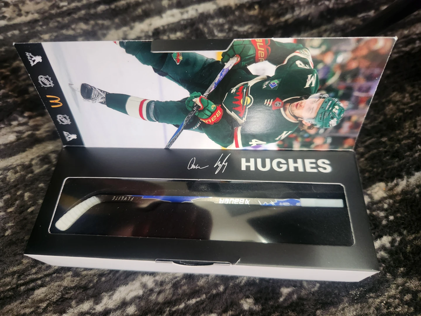 Jack Hughes Mini Hockey Stick