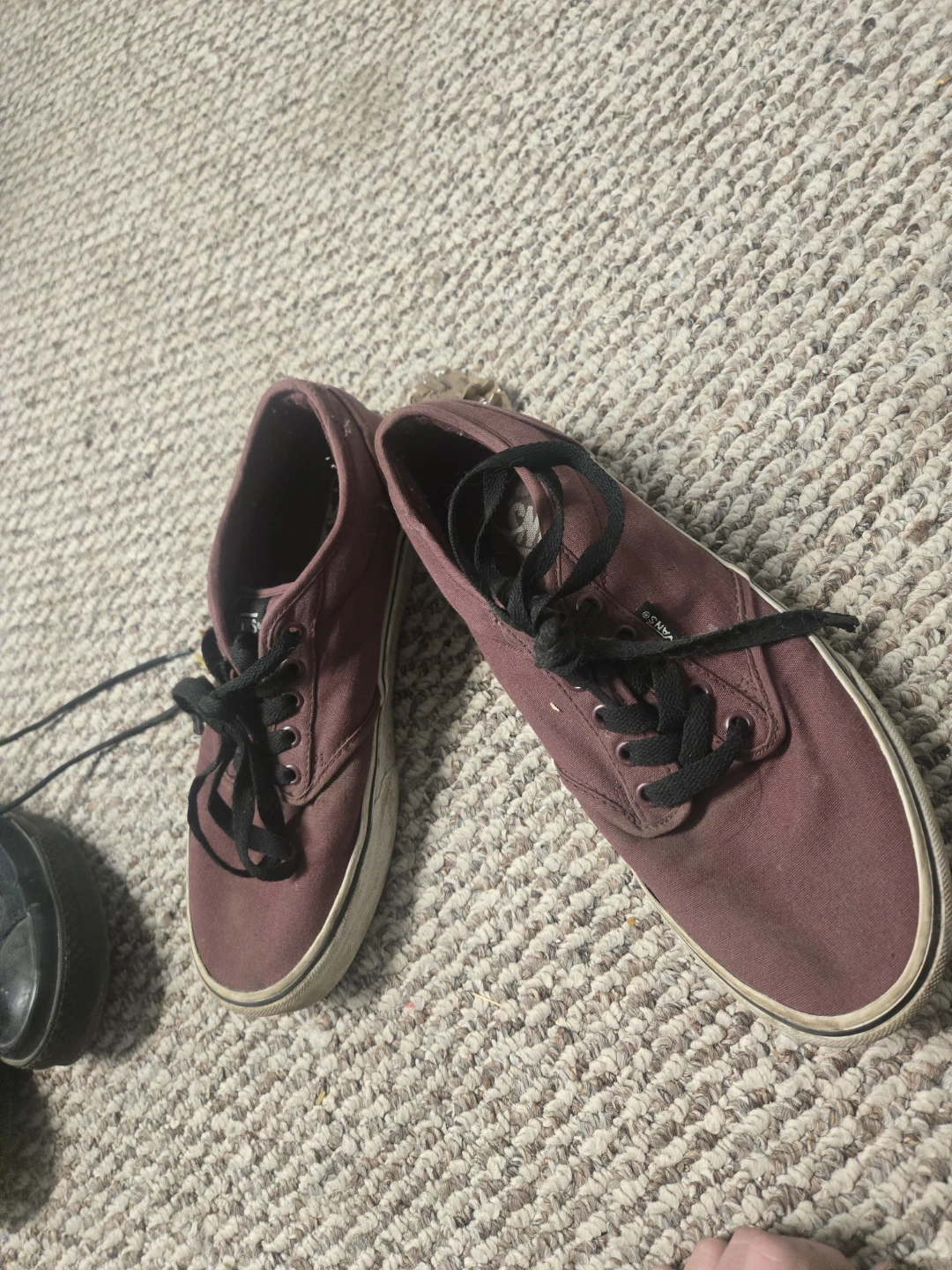 Vans Burgundy Canvas Sneakers - photo 2