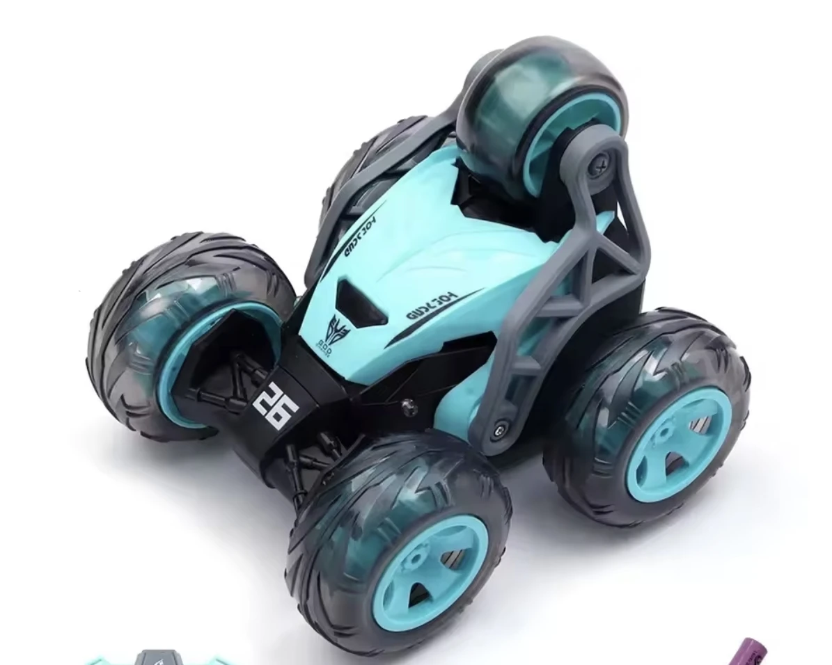 Blue Remote Control Stunt Car