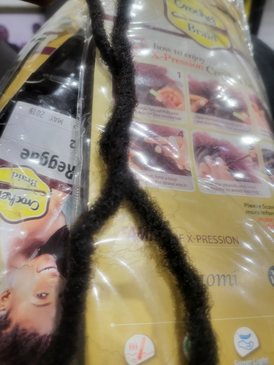 X-Pression Mini Reggae Crochet Braid Hair - photo 3