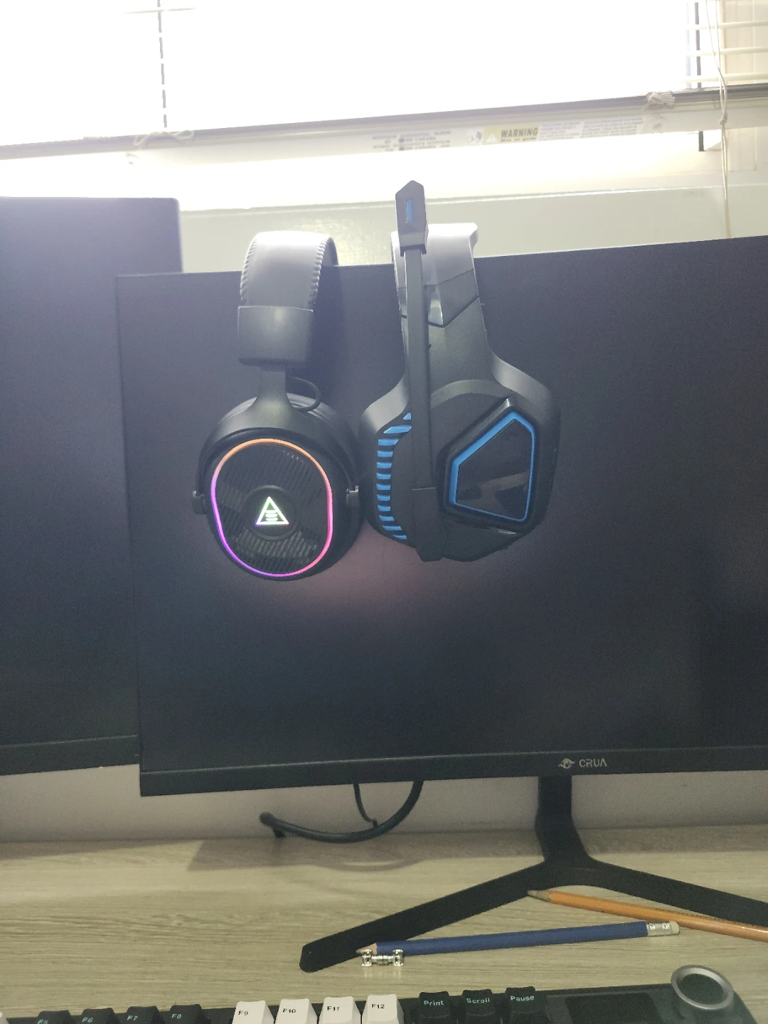 Two gaming wireless headsets