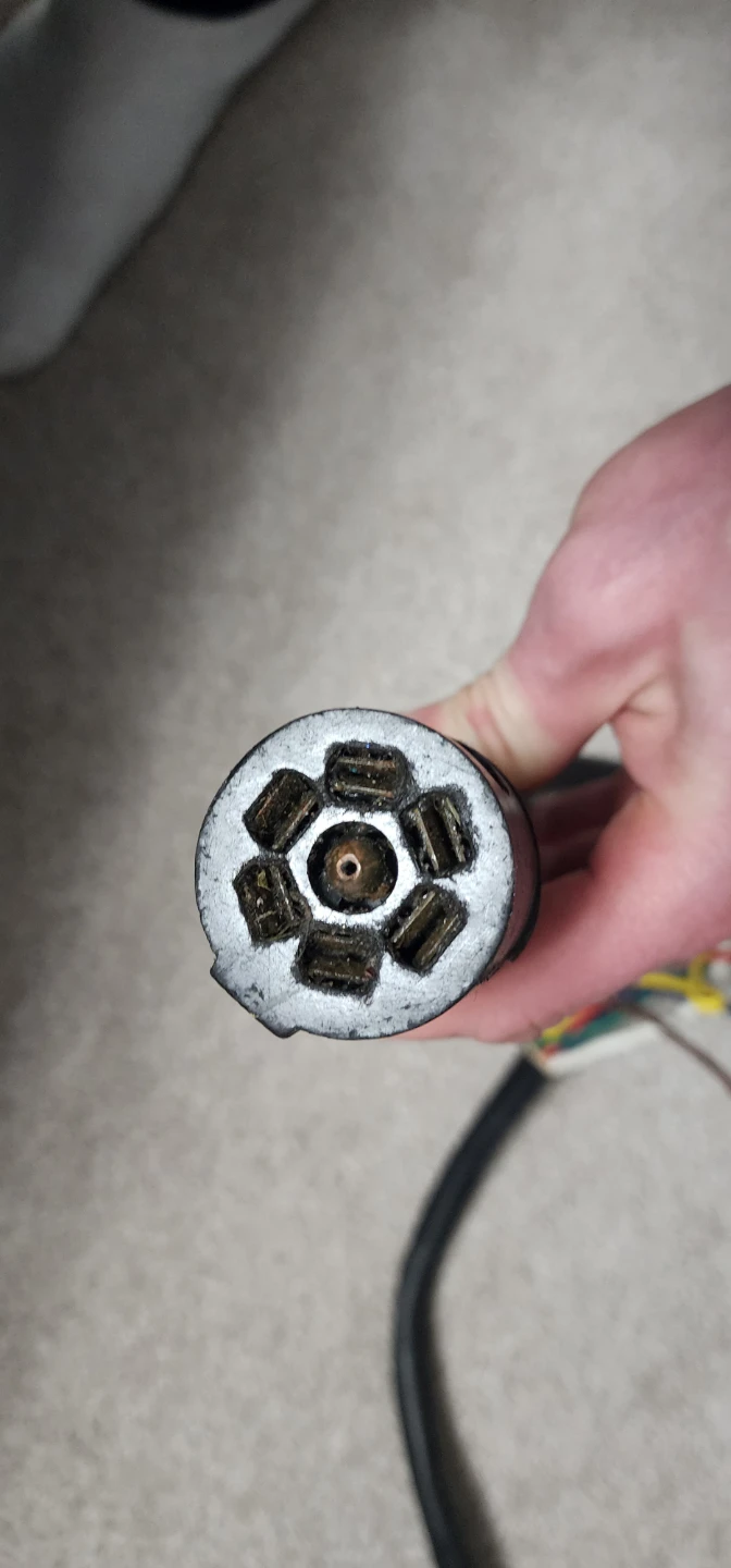 7-Way RV Trailer Plug with Cable