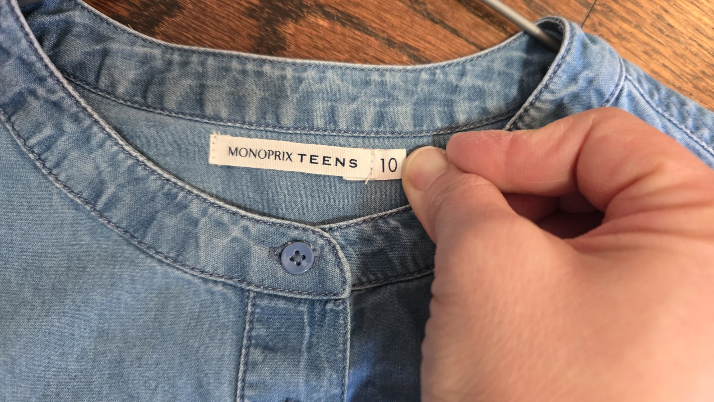 Monoprix Teens Denim Dress - Size 10 - photo 4