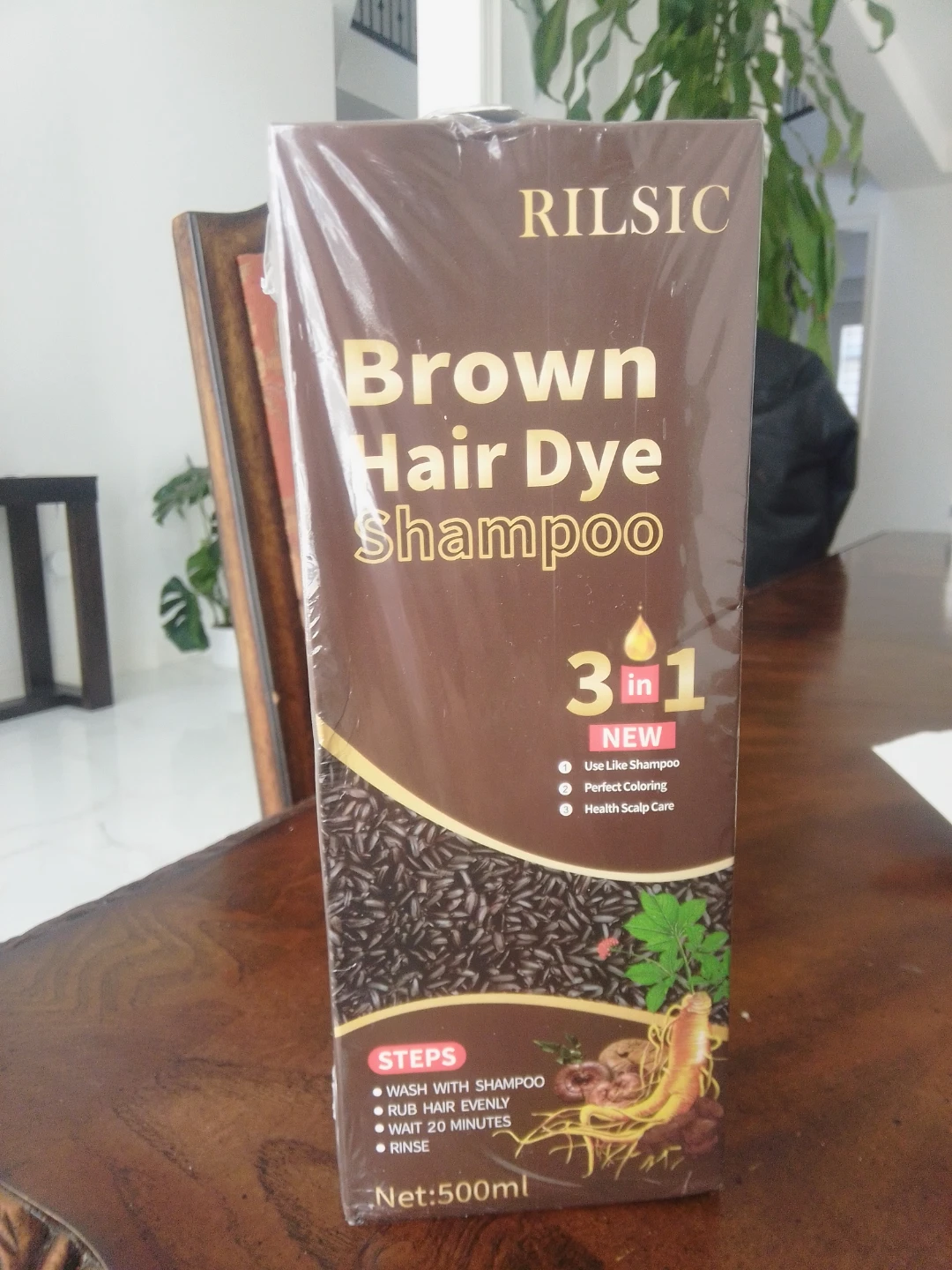 Rilsic Brown Hair Dye Shampoo 500ml