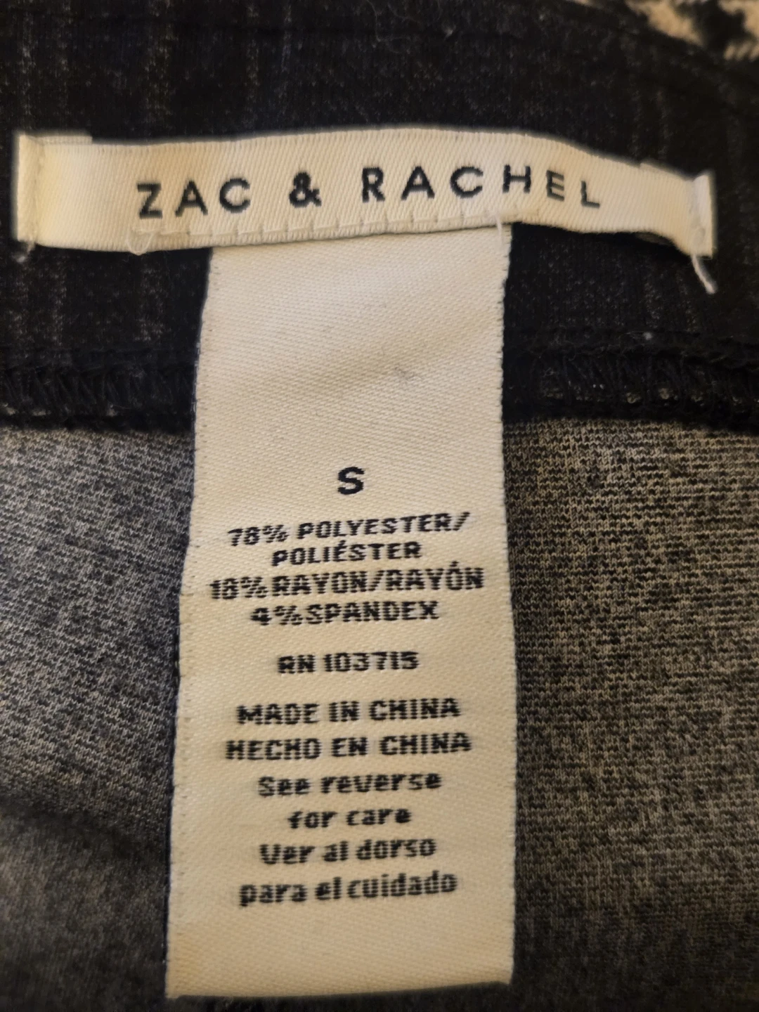 Zac & Rachel Plaid Pants Size S - photo 5