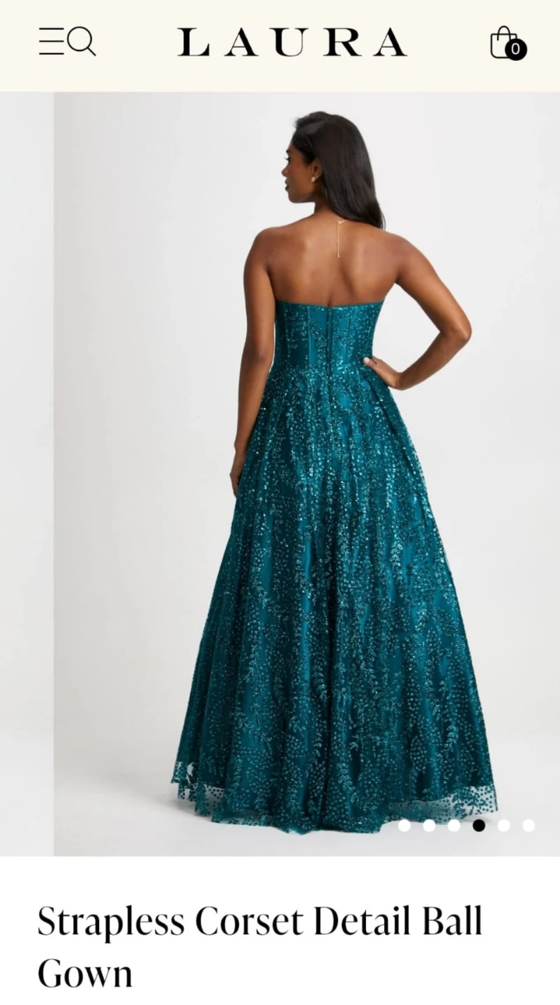 Strapless Corset Detail Ball Gown / Prom  Laura - photo 2