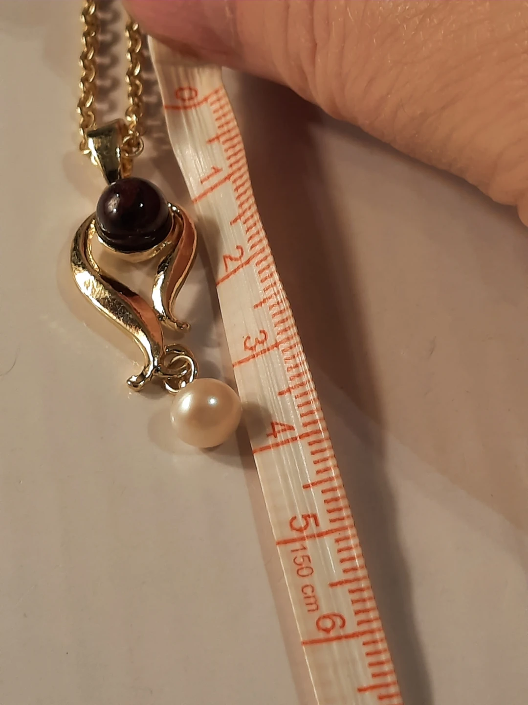 14k pendant with real pearl gold filled - photo 2