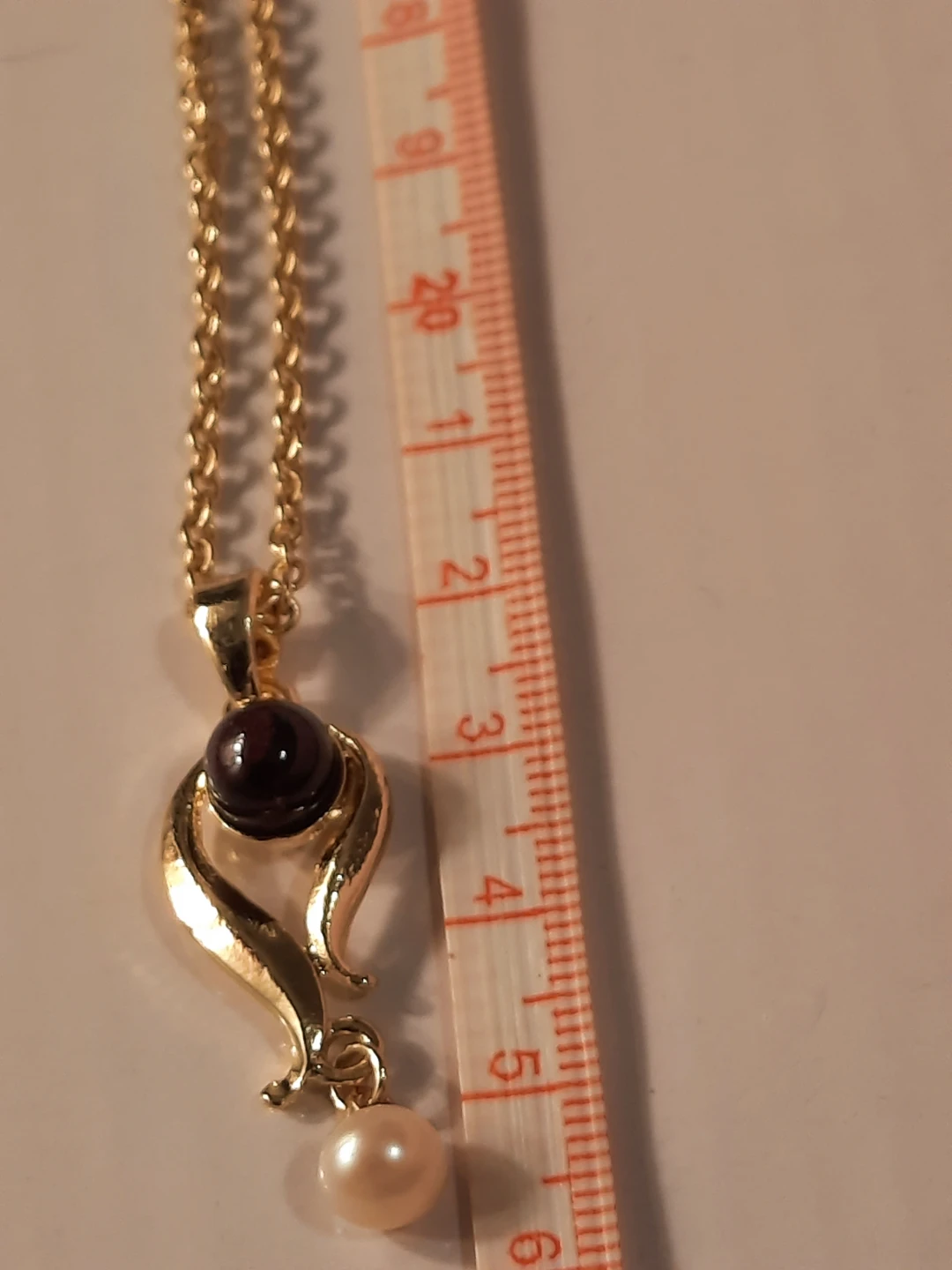 14k pendant with real pearl gold filled - photo 3