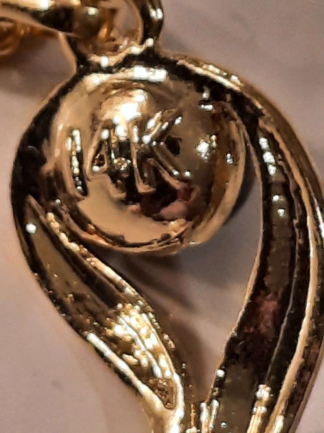 14k pendant with real pearl gold filled - photo 4