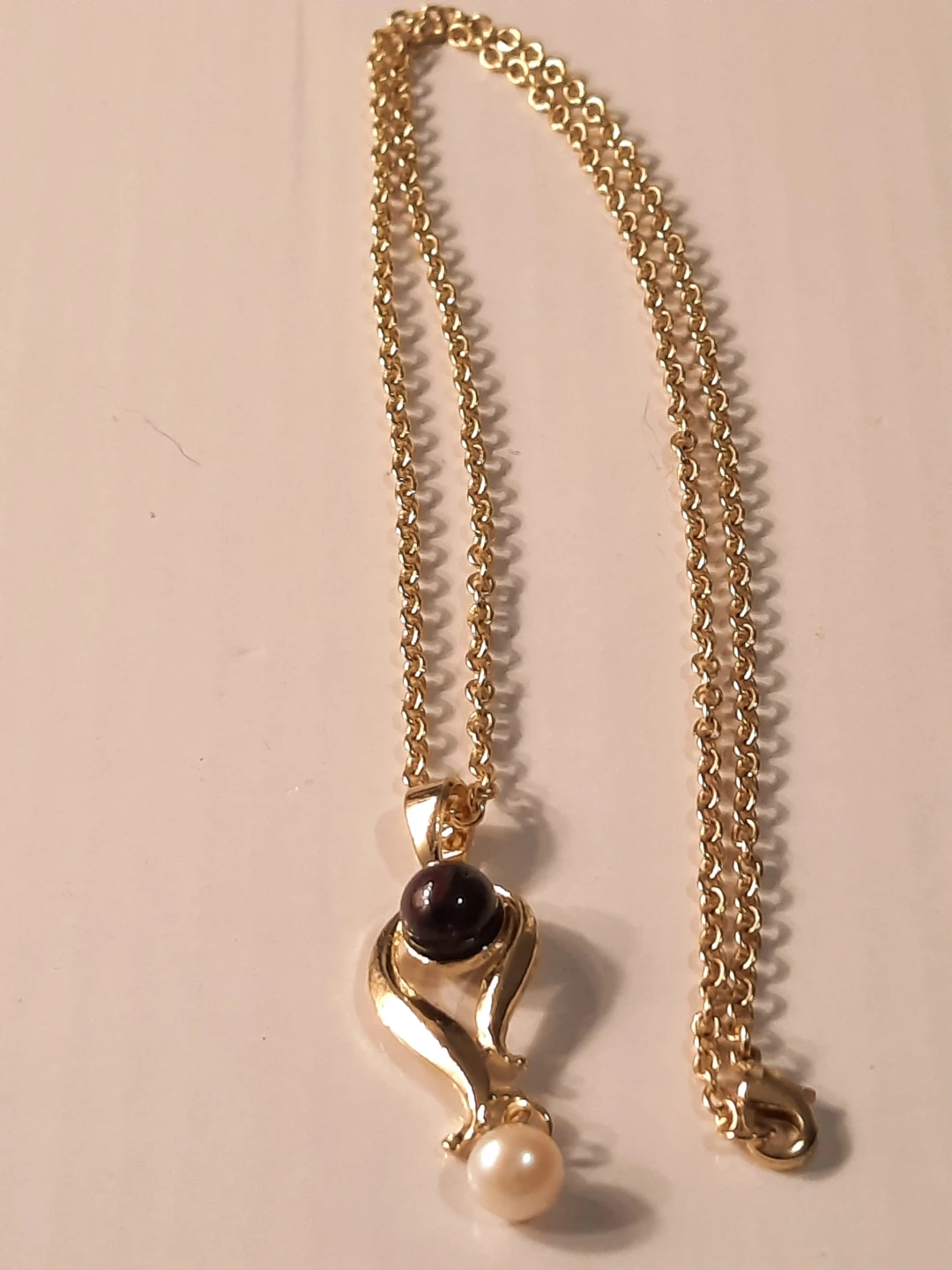 14k pendant with real pearl gold filled - photo 5