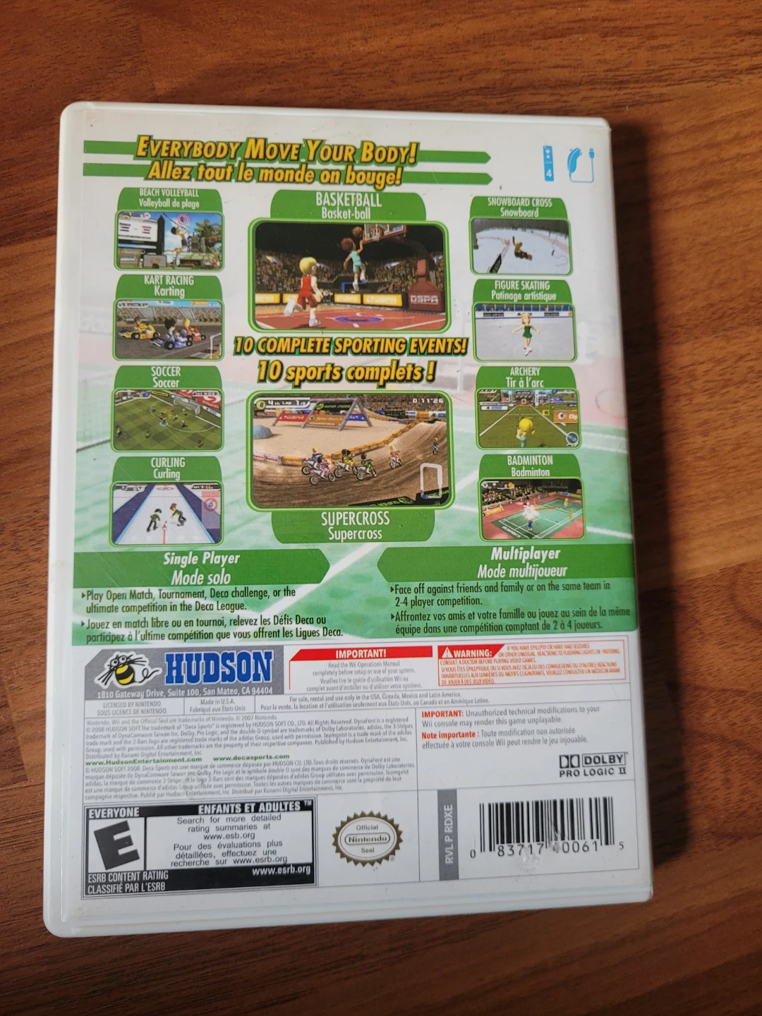 Deca Sports Fan Favorites Wii Game - photo 2