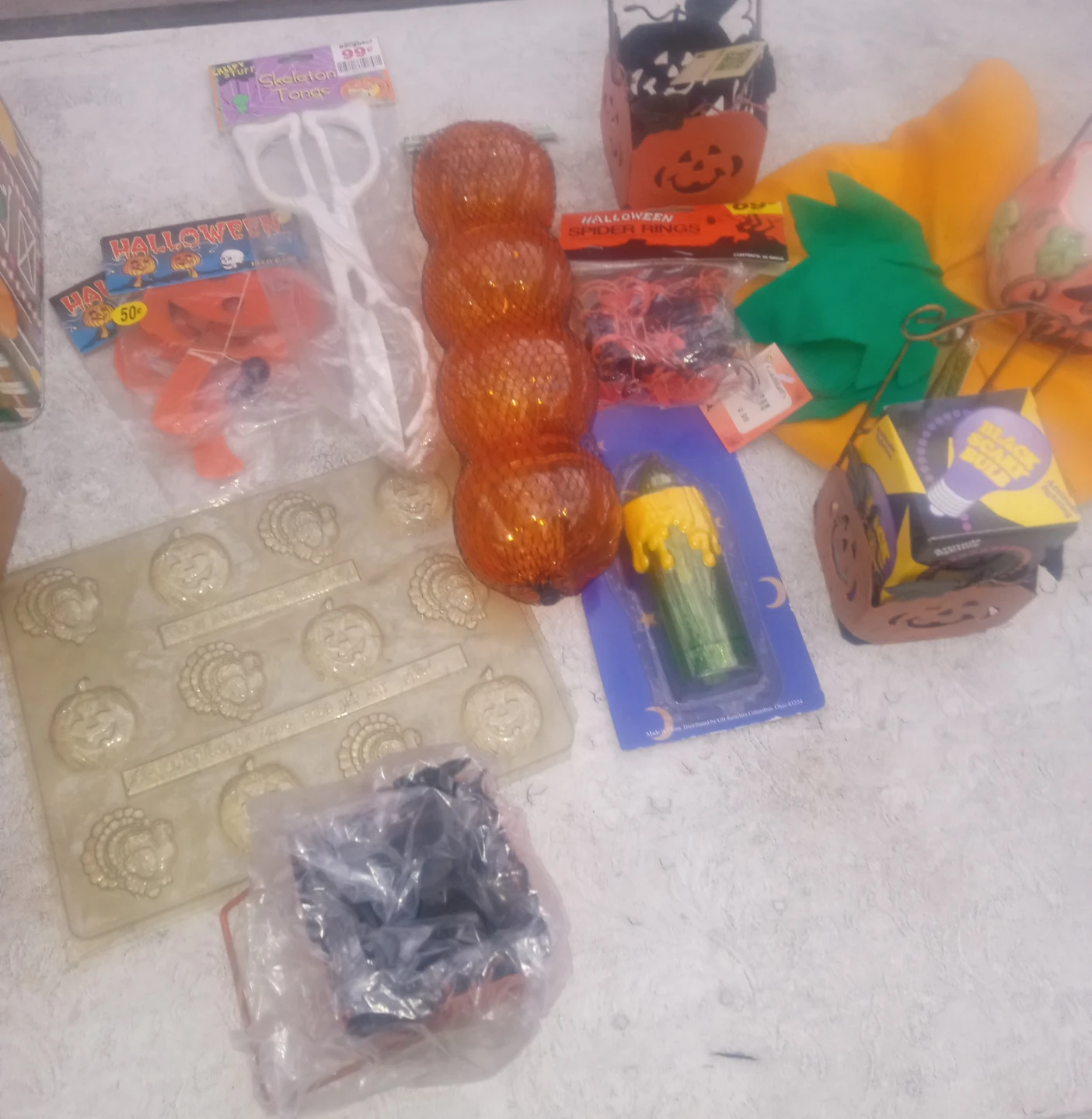 Assorted Halloween Decor and Craft Items
