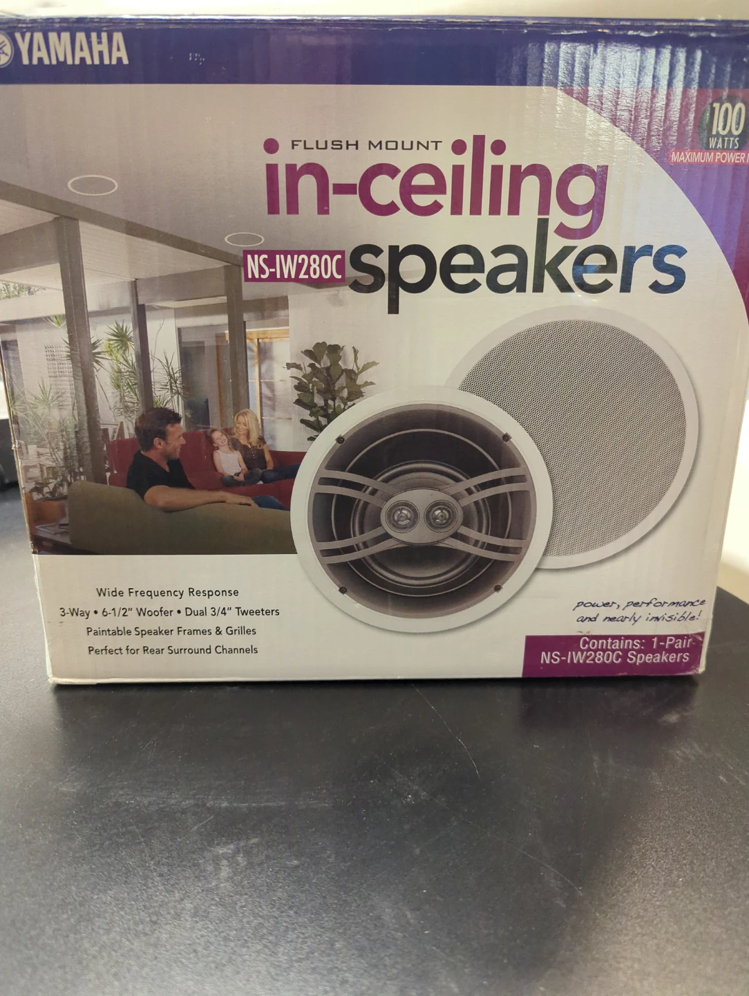 Yamaha NS-IW280C Flush Mount In-Ceiling Speakers