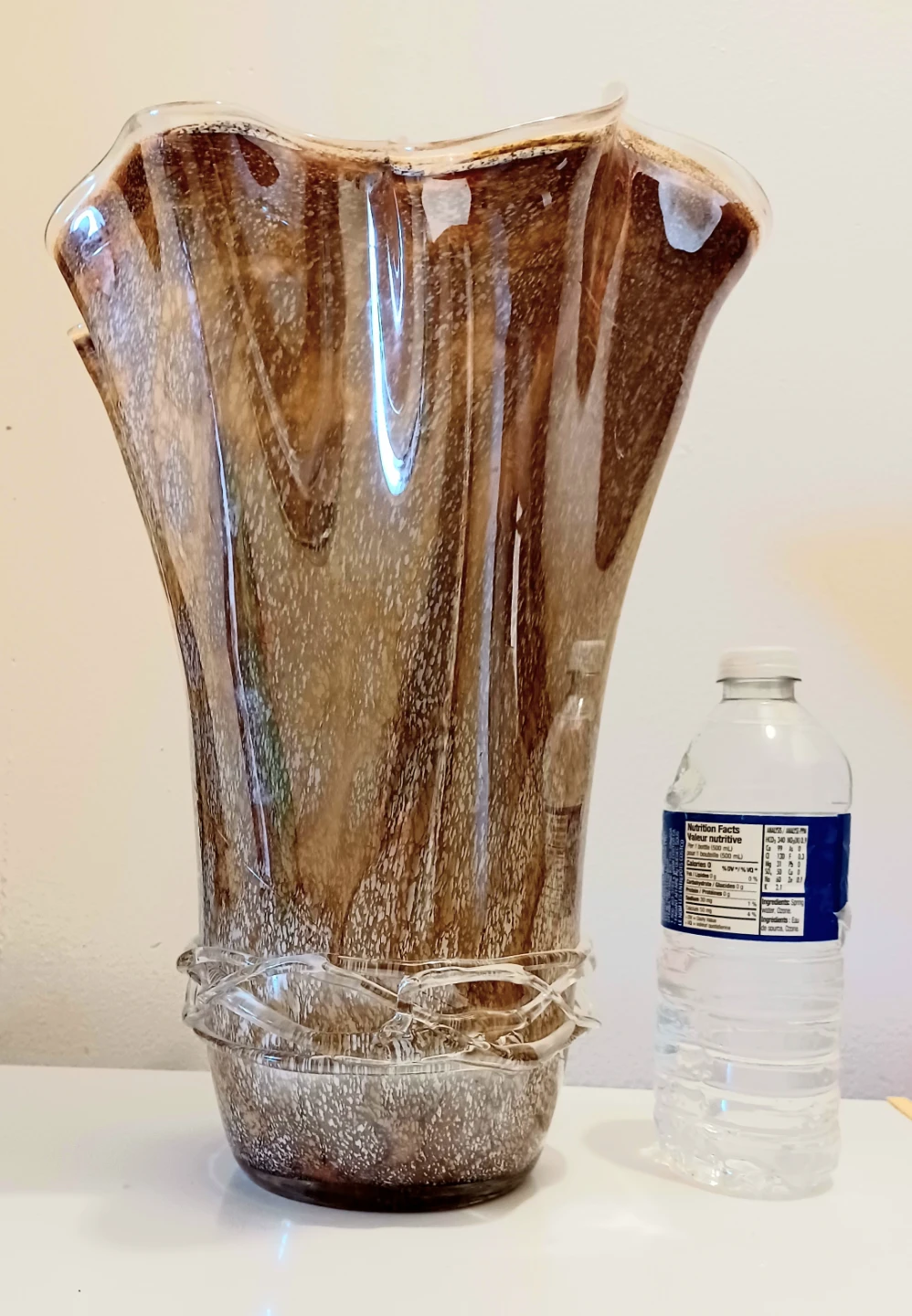 MCM Tall Hand Blown Jozefina Krosno Vase - photo 3