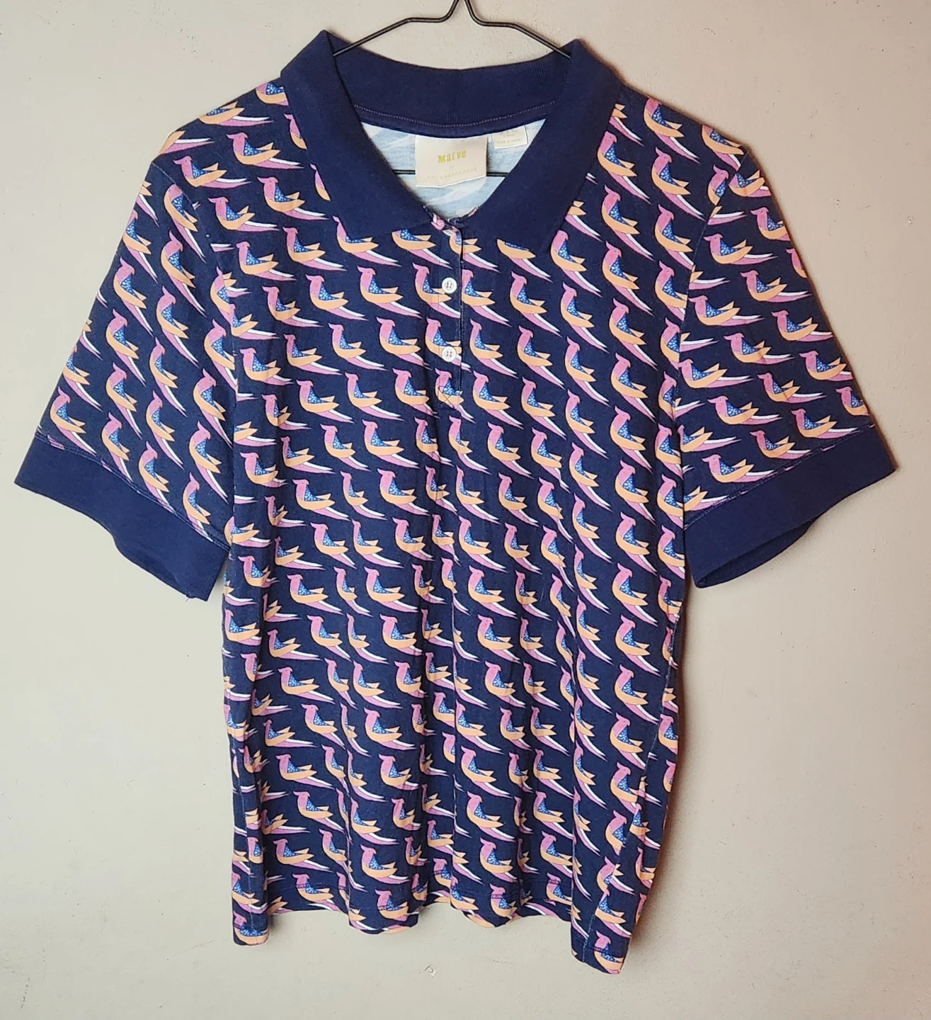 Maeve by Anthropologie Springtime Polo Shirt