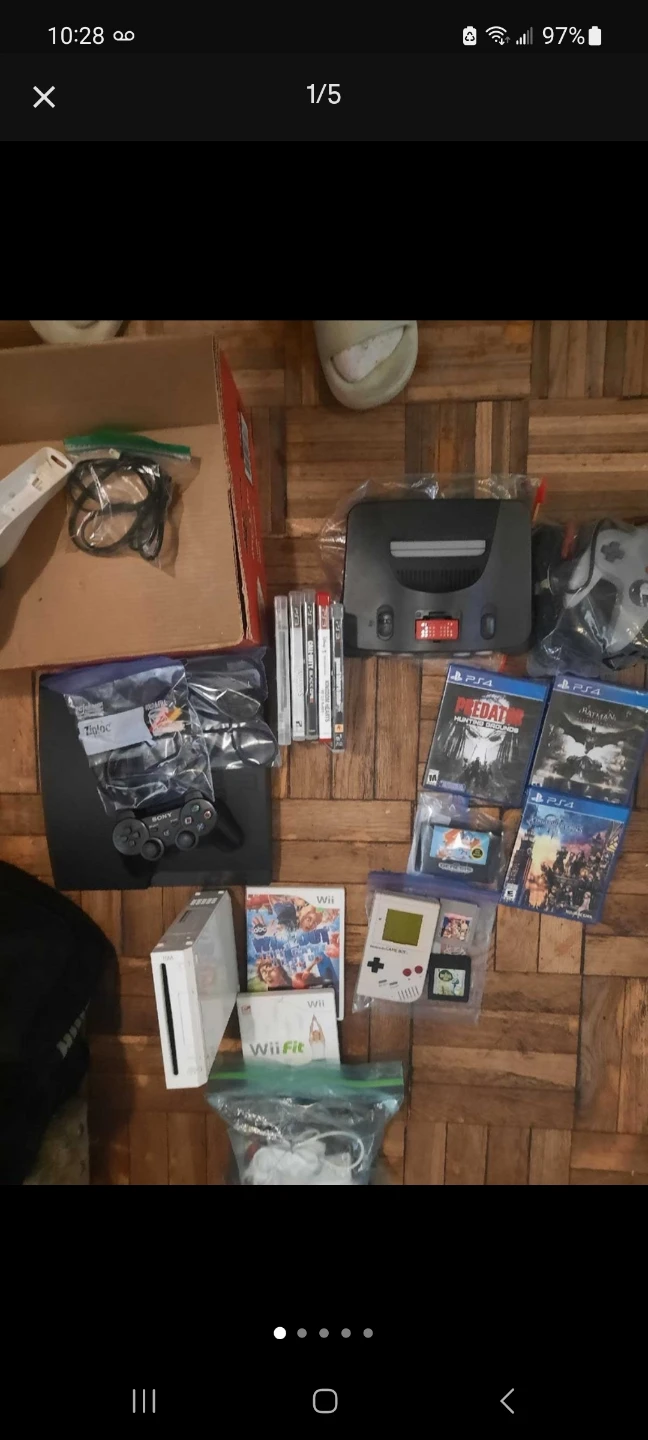 Nintendo N64, PS4, PS3, and Wii Bundle