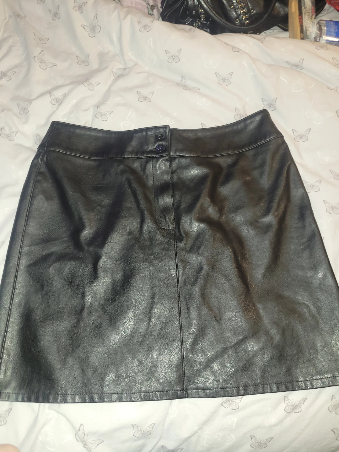 Marks and Spencer leather skirt