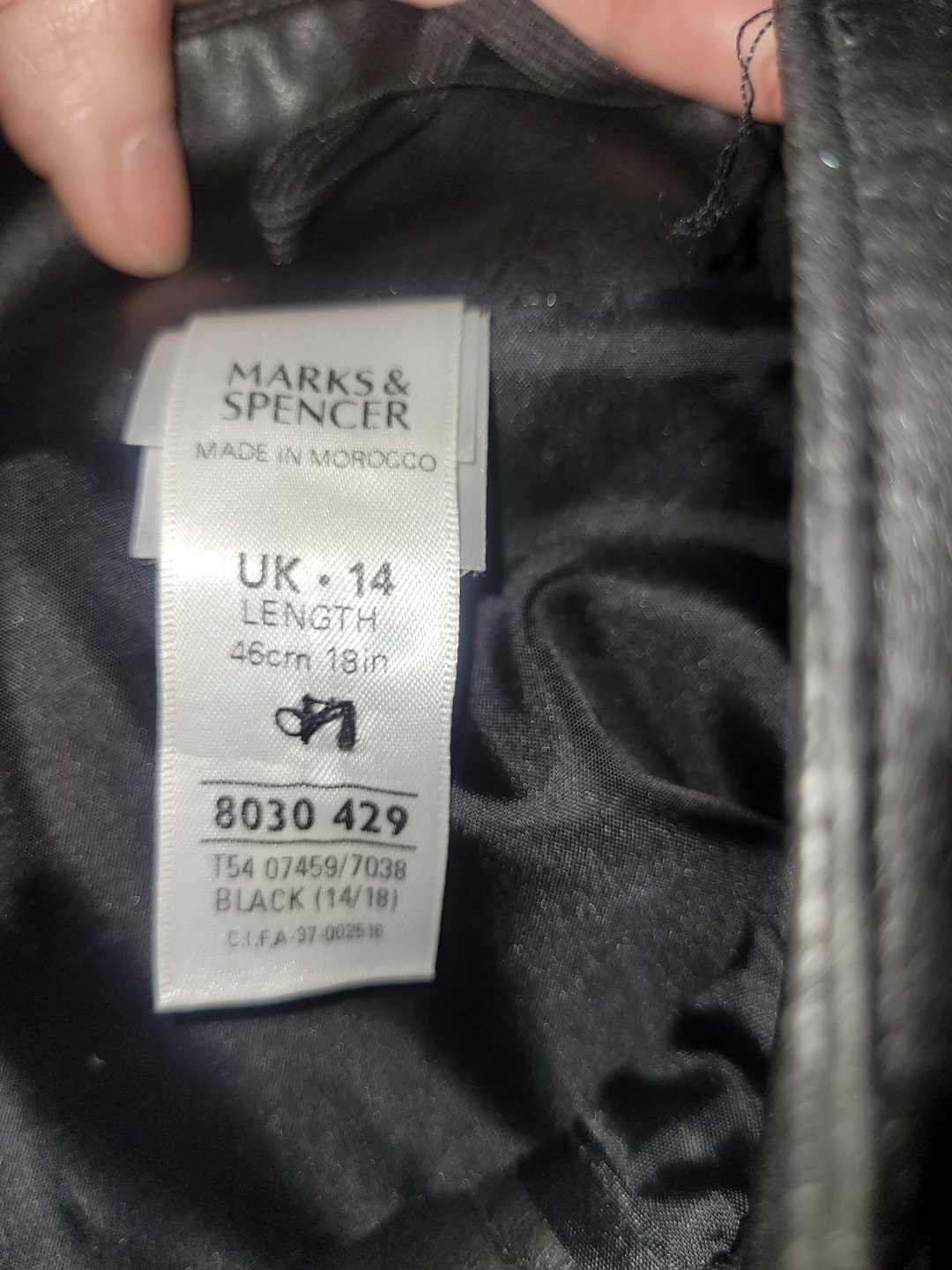 Marks and Spencer leather skirt - photo 3