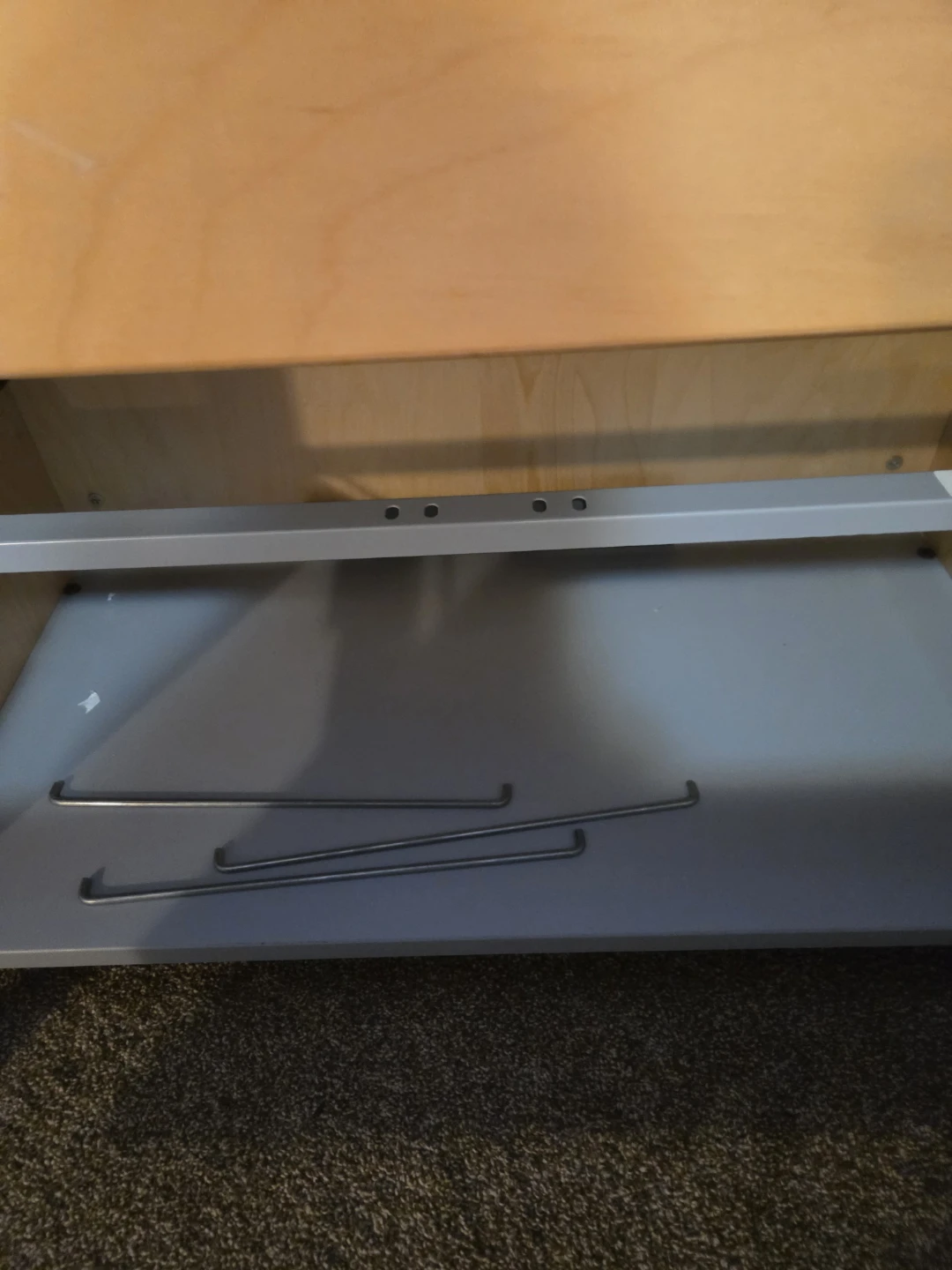 Two-Drawer Wooden Filing Cabinet - photo 2