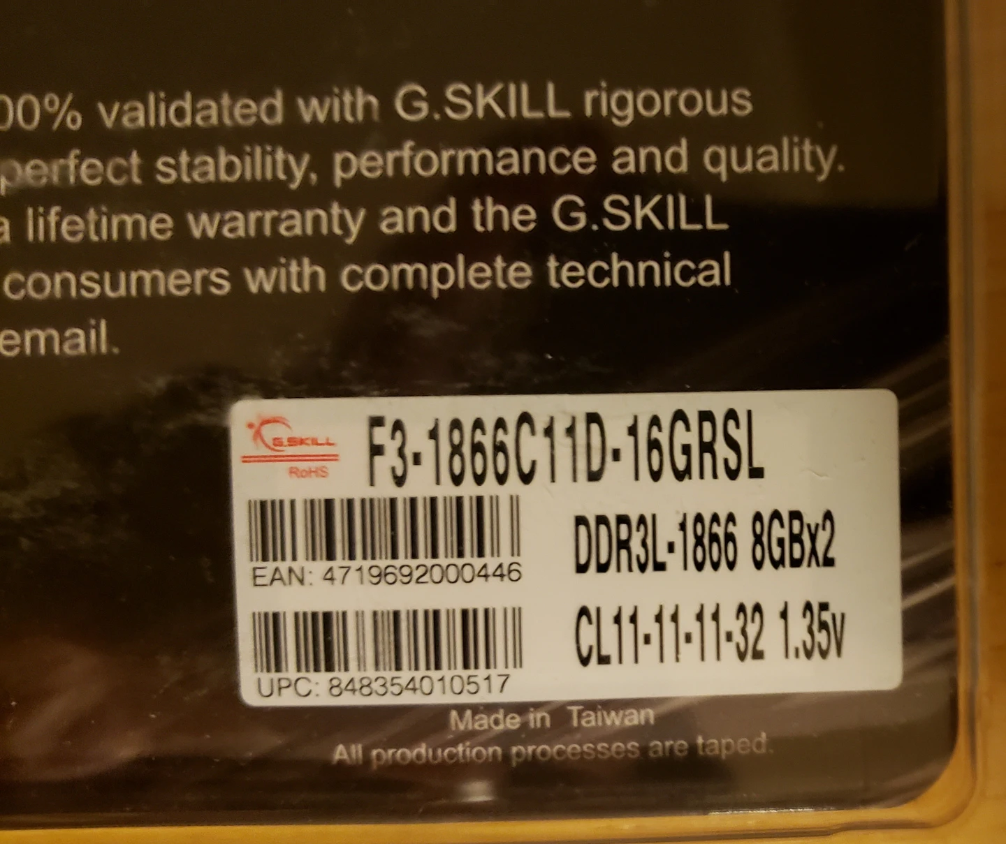 G.SKILL Ripjaws SO-DIMM DDR3L-1866 16GB (2x8GB) RAM - photo 4