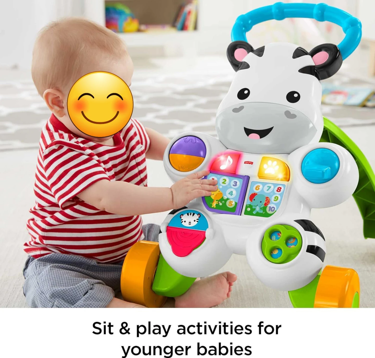 Fisher-Price Zebra Walker Activity Toy - photo 3