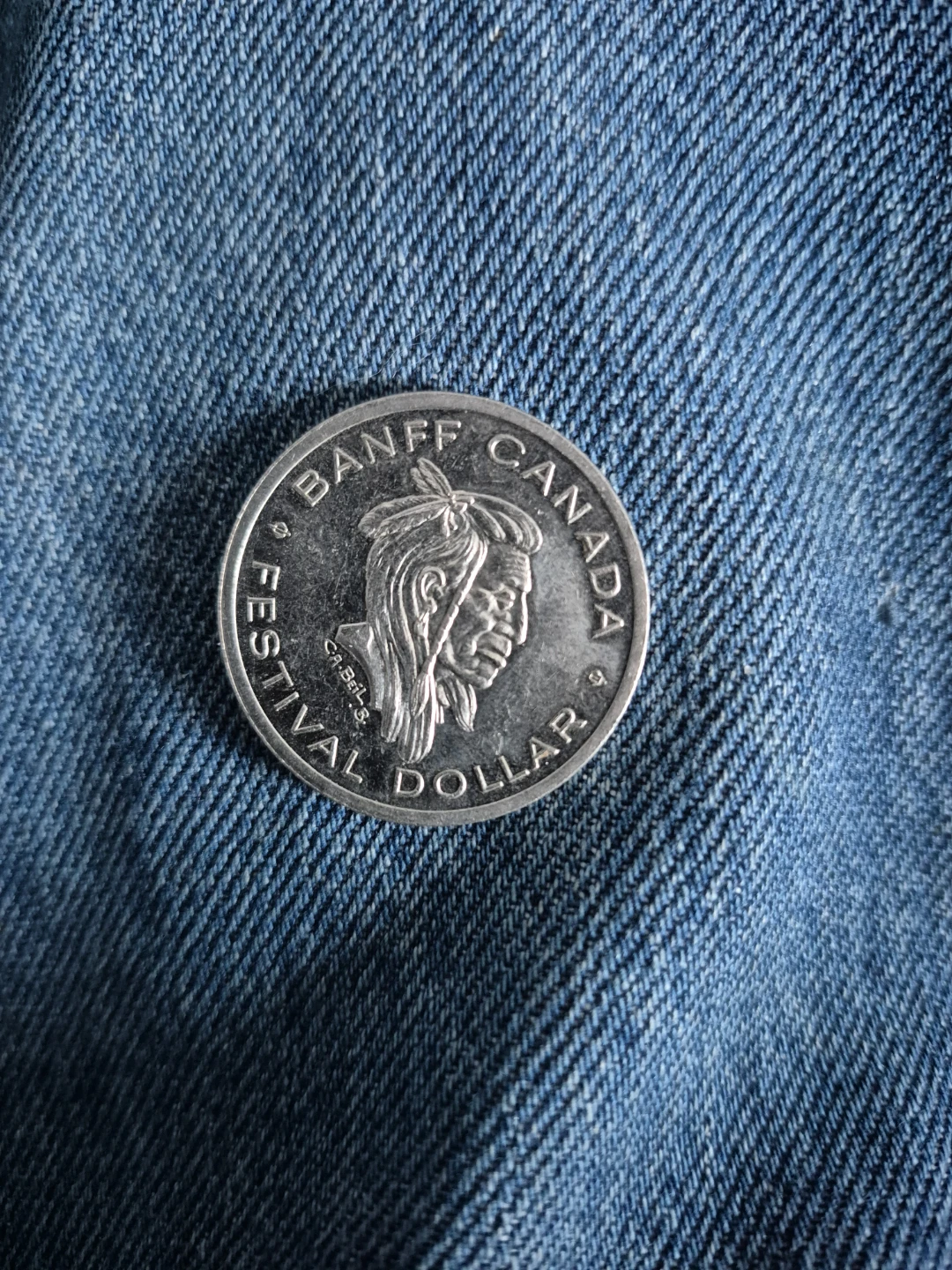 1973 Banff festival dollar