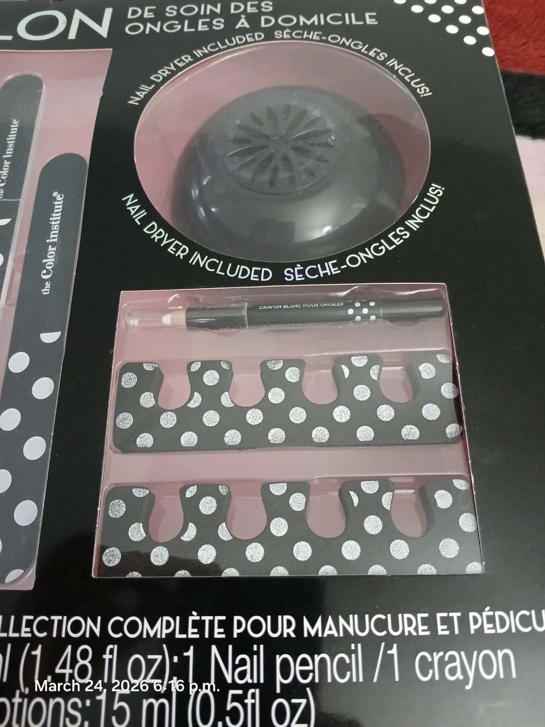 New Giftable- Color Instit. NAIL Set Dryer. Manicur Pedicur Spa - photo 3
